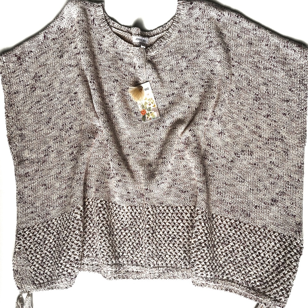 | Johnny Was | blueberry poncho sweater - Picture 4 of 7